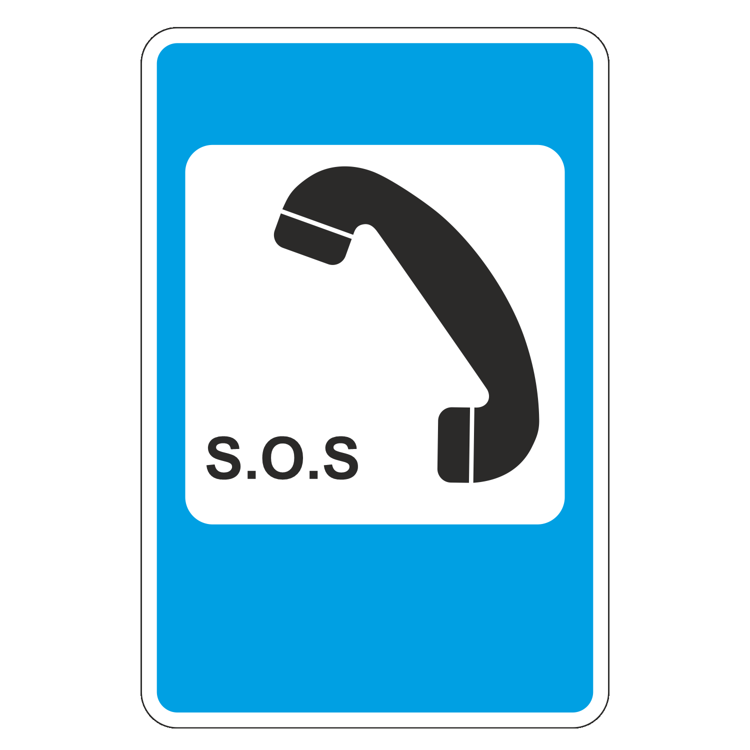 Купить дорожный знак 7.19 — Телефон экстренной связи