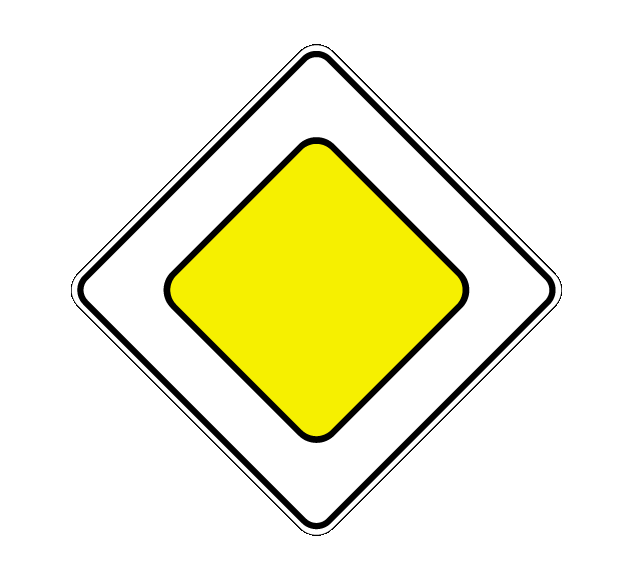 Дорожный знак 2.1 — Главная дорога