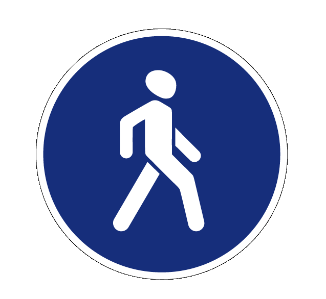 Купить дорожный знак 4.5.1 — Пешеходная дорожка