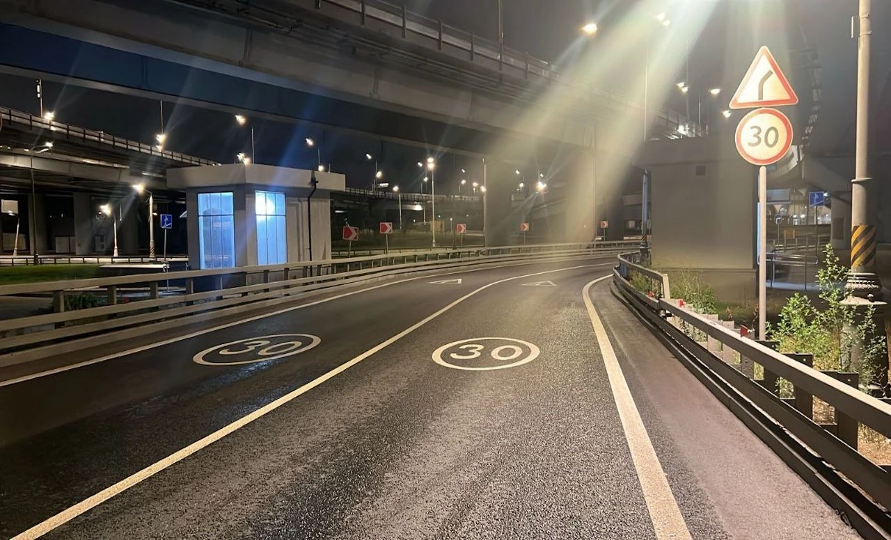 Примеры разметки термопластиком