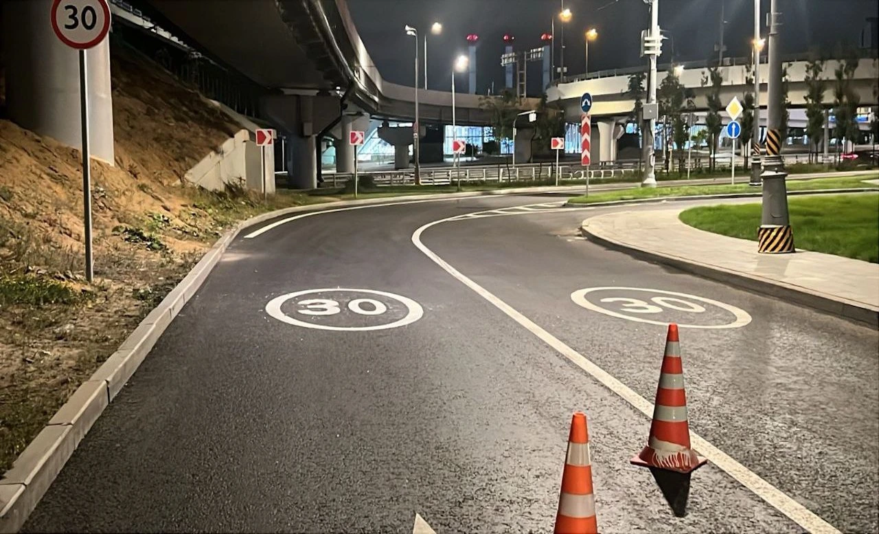 Примеры разметки термопластиком