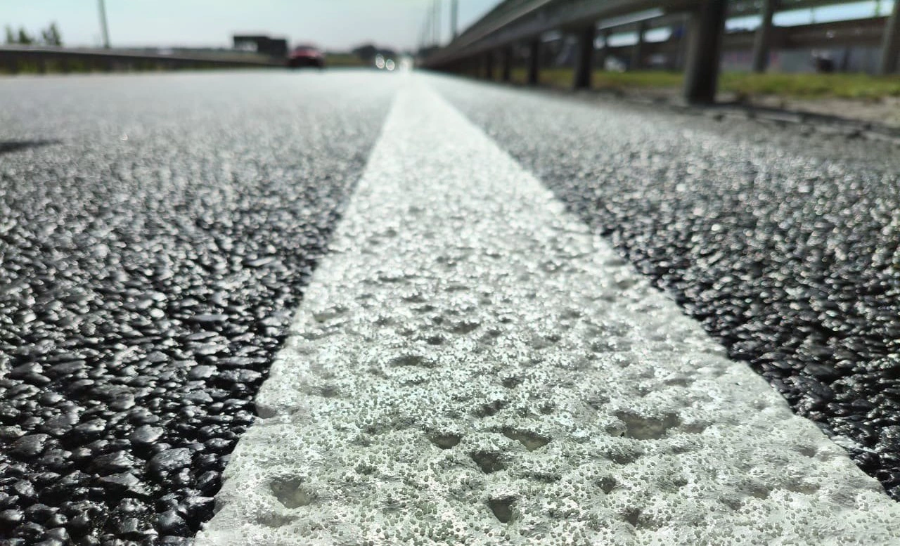 Примеры разметки термопластиком