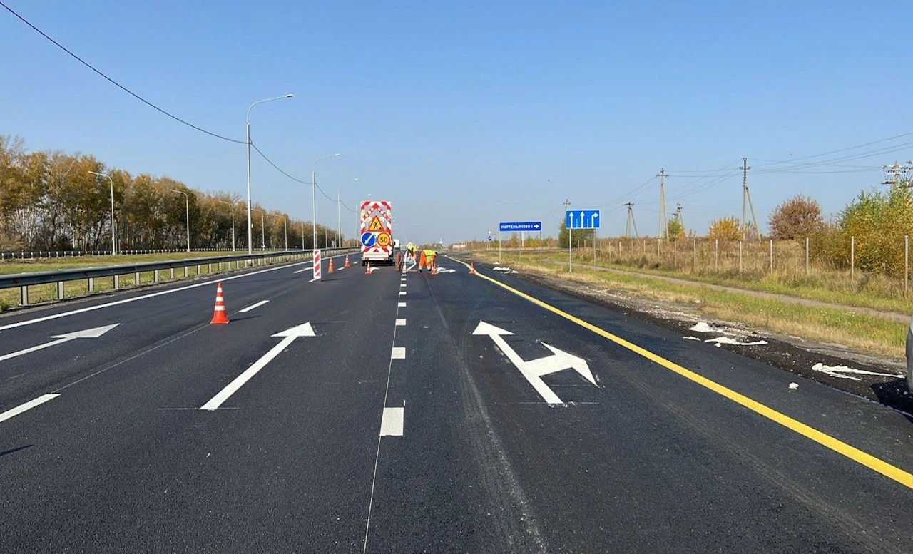 Примеры разметки термопластиком